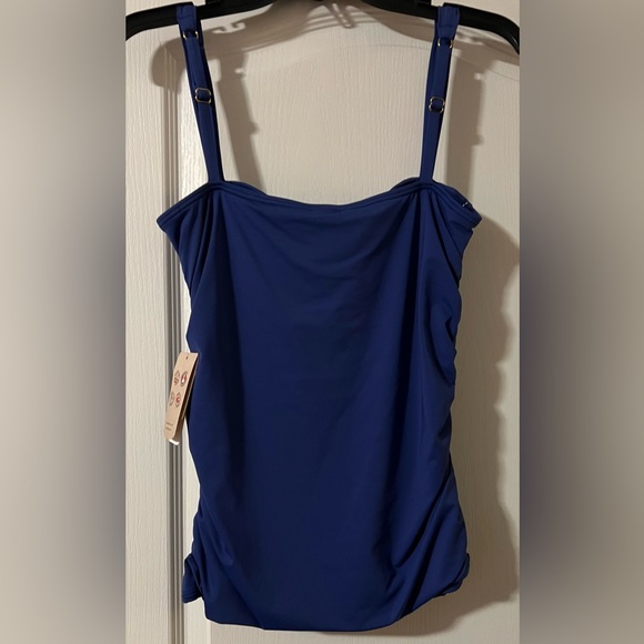 Tommy Bahama Pearl OTS Shirred Long Tankin women Sz S NWT - Picture 6 of 6